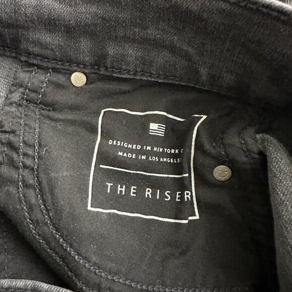 AYR The Riser Jet Black Skinny Jeans 24 x 26 #7948 - Picture 10 of 12